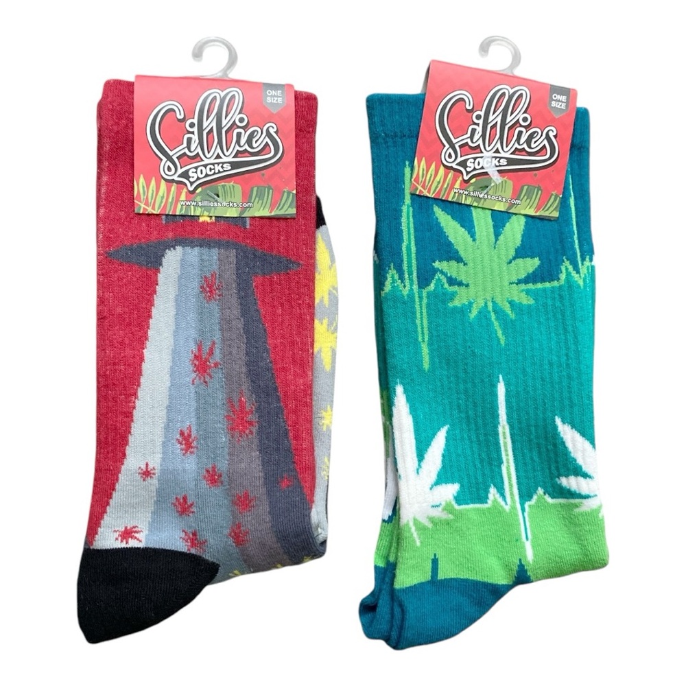 Lot of 2 Sillies Socks One Size